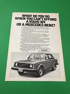 1974 1975 VOLVO 240 VINTAGE ORIGINAL PRINT AD ADVERTISEMENT PRINTED - Bild 1 von 1