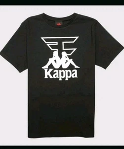 Kappa x Faze Clan Fair Collab Men’s Black/white T-shirt Size Medium NWT - Picture 1 of 4