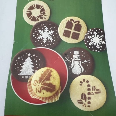 Juego de plantillas para cupcakes de galletas Martha Stewart decoración para hornear manualidades reutilizables Foto 1 de 4