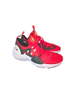 Nike AO1697-601 Men's Huarache Edge TXT University Red Black Sneakers Size 11 - Picture 1 of 9