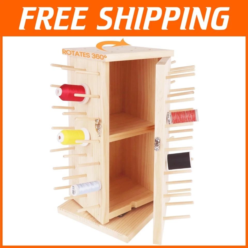 DIY Rotating Thread Holder Organizer for Sewing and Quilting - Image 1 of 4