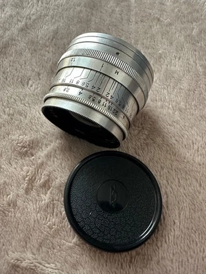 Jupiter 8 USSR Sonar f/2 Lens silver SLR For Leica Standard,Ideal condition+cap - Image 1 of 4