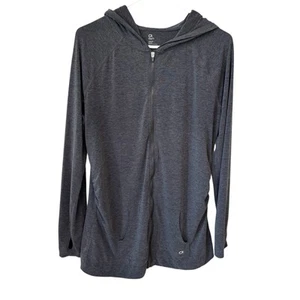 GAP FIT Gray Maternity Jacket Size Medium Athleisure - Picture 1 of 11