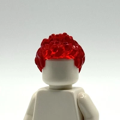 OFICIAL LEGO - Cabello Thor Marvel Rojo Trans, Prototipo de Color Inédito Foto 1 de 3