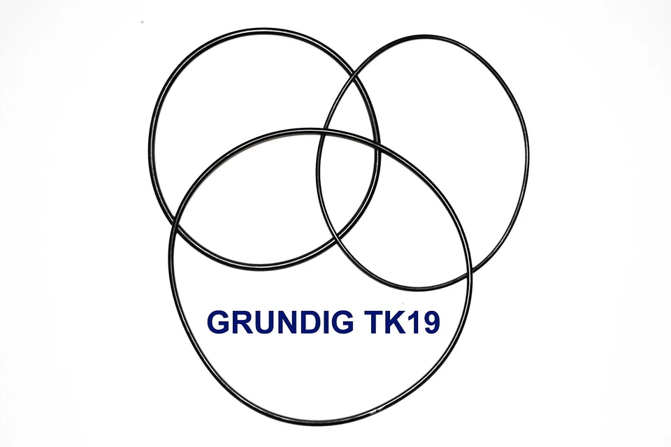 GRUNDIG TK19 TK 19 COURROIES SET GRUNDIG TK19 MAGNETOPHONE A BANDE EXTRA FORT NEUF FABRIQUE TK 19