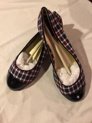 mark by Avon Plaid Mark On Your Toes Flats Size 8 NEW - Image 1 of 4