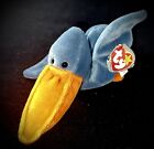 Ty Beanie Baby SCOOP Bird Rare Tag Errors Retired PVC Pellets 7-1-96 & “SUFRACE”
