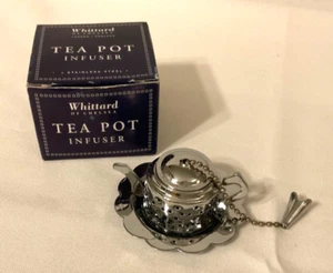 Whittard of Chelsea Stainless Steel Tea Pot Shaped Tea Infuser Never Used! - Picture 1 of 8