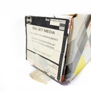 New OEM Oce Ink Jet Media 4mil Clear Film with Adhesive Back - Picture 1 of 1