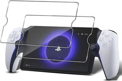LONFEID 2x 9H Gehärtetes Displayschutz für Sony Playstation PS5 Portal 8" Anti-Kratzer