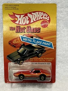 Vintage Hot Wheels CORVETTE STINGRAY rot #9241 BLISTERPACK UNGESTANZT!! 1982/1980 NOS - Bild 1 von 10
