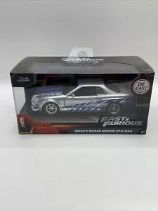 JADA 2 FAST 2 FURIOUS ESCALA 1/32 BRIAN'S NISSAN SKYLINE GT-R R34 - Imagen 1 de 9
