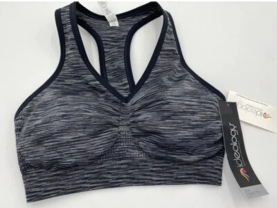 Sujetador deportivo Ideology gris bajo impacto para mujer talla pequeña nuevo con etiquetas Foto 1 de 3