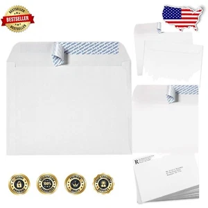 Bulk 500 Pack of 9x12 Peel & Press Envelopes - Perfect for Professional Needs - Picture 1 of 6