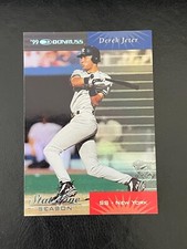 2001 Donruss Derek Jeter '99 Retro Stat Line Season Foil /127 RARE Parallel SP
