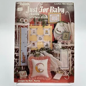 Just For Baby Cross Stitch Charted Patterns Leaflet 190 Leisure Arts by D Martin - Picture 1 of 12