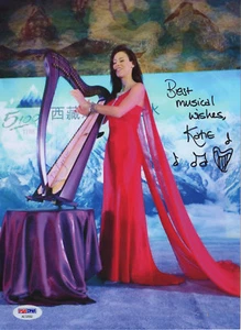 KATIE TARGETT-ADAMS BEAUTIFUL CELTIC HARPIST & MODEL SIGNED IN-CONCERT PSA - Bild 1 von 3