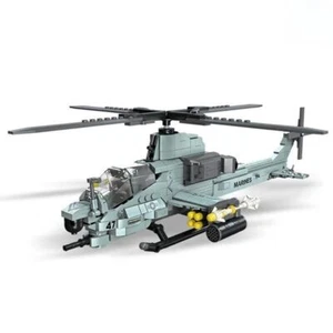 597PCS Technical Helicopter Model Building Block Modern Warfare Helicopter MOC - Picture 1 of 5