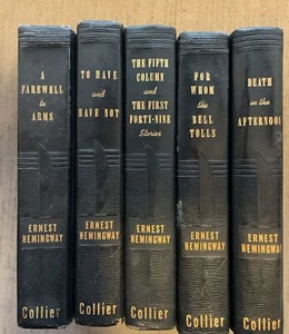 Collier Set of 5 Earnest Hemingway Books - Picture 1 of 14
