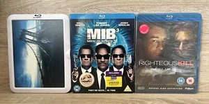 Blu Ray DVD Bundle X 3 - Men In Black 3, Oblivion, Righteous Kill (Sealed) - Picture 1 of 15