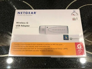 NETGEAR Wireless-G 54 MBPS USB 2.0 ADAPTER WG111 BRAND NEW SEALED IN BOX - Picture 1 of 4