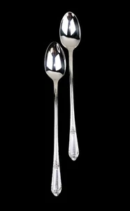 Wm Rogers IS Cotillion 1937 Ice Tea Spoons Silverplate International Set Of 2 - Picture 1 of 6