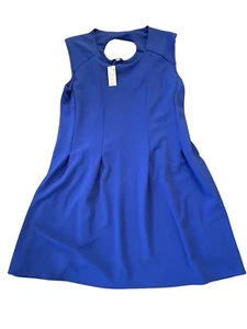 AVENUE Royal Blue Dress Size 18/20 Scoop Neck, Sleeveless Sheath Flare - Picture 1 of 3