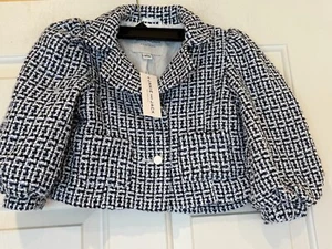 Janie and Jack Coat Black & White Jacket Size 5 NEW $174 Value - Picture 1 of 3