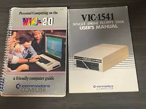 Commodore VIC-20 user’s guide manual instruction book +1541 disk drive manual - Picture 1 of 10