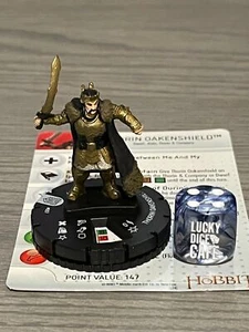 Heroclix El Hobbit Batalla de los Cinco Ejércitos 007 Escudo de Roble Thorin - Imagen 1 de 1