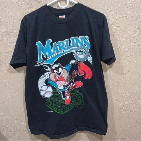 Vintage 1993 Taz Looney Tunes Florida Marlins Shirt Unisex Men Women KV11919 Cover
