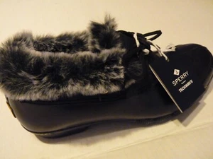 NEW Sperry Women's Saltwater 1-Eye Black ( 8.5 ) - Picture 1 of 5