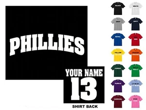 Camiseta personalizada de béisbol Phillies College Letters #217 - Envío gratuito - Imagen 1 de 2