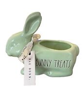 Rae Dunn BUNNY TREATS Planter ~ Rabbit,  Easter Flower Pot, Candy Dish, Vase NEW