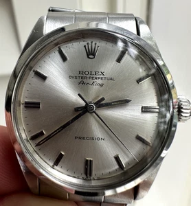 Rolex Air King Watch Oyster Perpetual 5500 / 1002 Automatic 34mm Steel Vintage - Picture 1 of 8