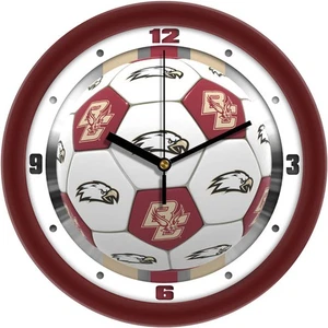Boston College Eagles Soccer 11.5" Wall Clock with Silent Sweep - Picture 1 of 1