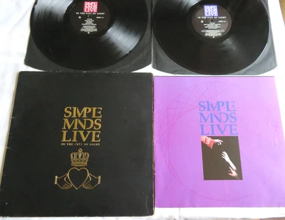 Simple Minds – Live In The City Of Light   SMDL 1    Embossed         VINYL VG+ - Image 1 of 4