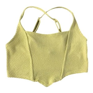 Camisa corta sin mangas amarilla Urban Outfitters para mujer talla mediana - Imagen 1 de 5