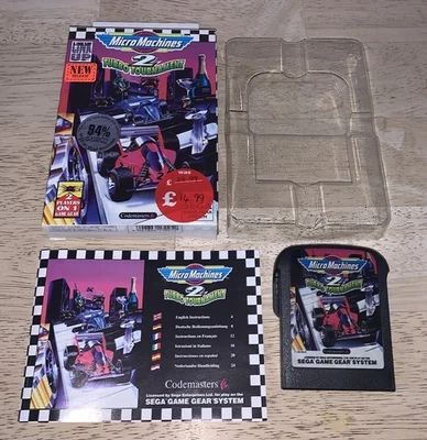 Micro Machines 2 Turbo Tournament Boxed And Complete Sega Game Gear Game - Image 1 of 4