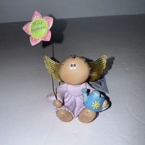 Angel Cheeks Figurine Plant Happiness With Tag - Picture 1 of 6