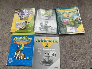 Abeka 2nd Grade Answer Key Set – Homeschool Bundle, Teacher Guides, Clean Lot - Picture 1 of 3