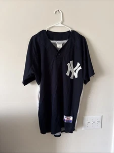 Herren Majestic Derek Jeter #2 New York Yankees Authentic Spring/BP Trikot Gr. L - Bild 1 von 5