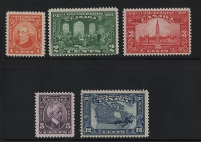 #141-145 Canada mint never hinged cv $40 - Image 1 of 2