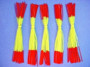 5  Silicone Skirt Chart/Red Tip 5-208 Fish Lure Spinnerbait Buzz  jig tackle - Picture 1 of 1