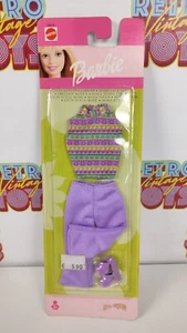 BARBIE OUTFIT GO IN STYLE MODE SOMMER STRAND VIOLETT LILA 2001 MATTEL 68014 - Bild 1 von 2