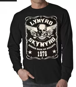 LYNYRD SKYNYRD GIMMIE BACK MY BULLETS Rock Black long sleeve T Shirt - Picture 1 of 1