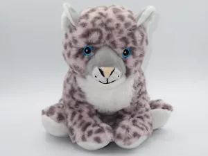Noah's Ark Gray Pink Snow Leopard Plush Stuffed Animal Noah Soft Toy 11" - Picture 1 of 7
