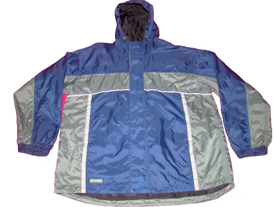 Chaqueta cortavientos Stearns Dry Wear para hombre XL azul con capucha para lluvia navegación Foto 1 de 4