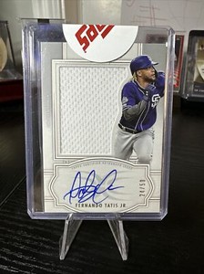 2020 Topps Definitive Collection Fernando Tatis Jr 24/50 Auto Relic - Padres