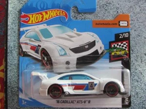 Hot Wheels 2019 #075/250 2016 CADILLAC ATS-V R white @D - Picture 1 of 2